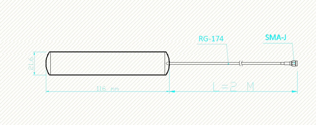Antenna Home AH3G.403 4G LTE NB-IoT Yapışkanlı Anten