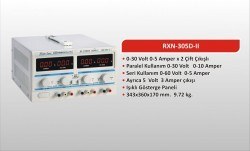 0-30 Volt 5 Amper Çift Çıkışlı Ayarlı Güç Kaynağı (RXN-305D-II) - 2