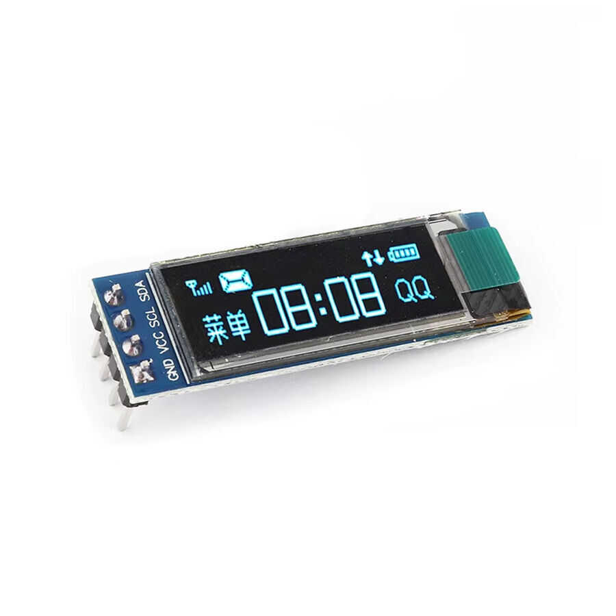 0.91 İnç 128x32 OLED I2C Mavi