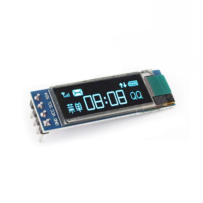 0.91 İnç 128x32 OLED I2C Mavi - 1