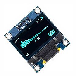 0.96 İnç 128x64 OLED I2C Mavi - 2