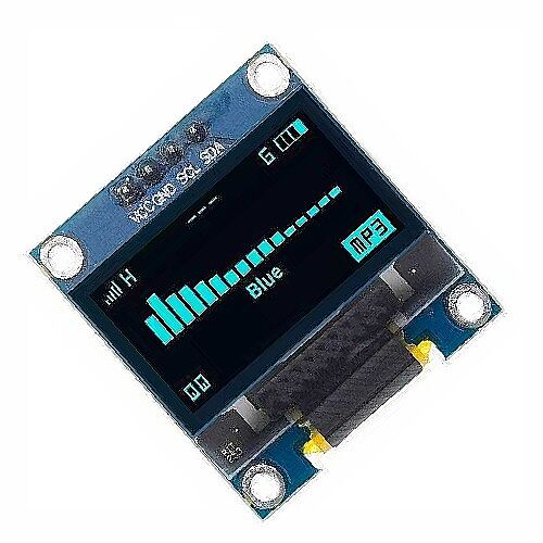 0.96 İnç 128x64 OLED I2C Mavi - 2
