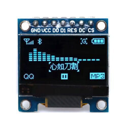 0.96 İnç 128x64 OLED SPI Mavi - 1