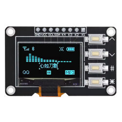 0.96 İnç 128x64 OLED SSD1315 Butonlu Mavi - 1