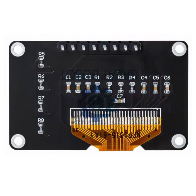 0.96 İnç 128x64 OLED SSD1315 Butonlu Mavi Sarı - 2