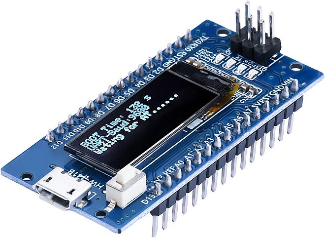 0.91 İnç LCD Ekranlı Arduino Nano CH340 - 1