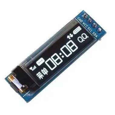 0.91 inch OLED display module, 126x32, White - Osptek