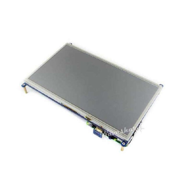 WaveShare 10.1 Inch HDMI Rezistif Dokunmatik LCD Ekran - 1024×600 - 1