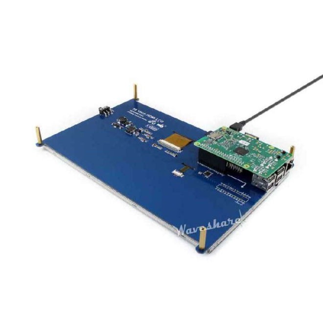 WaveShare 10.1 Inch HDMI Rezistif Dokunmatik LCD Ekran - 1024×600 - 2