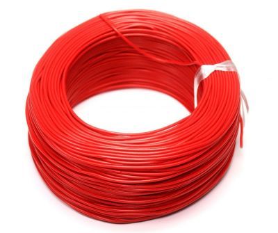100 Meter Single Core Mountage Cable - Red - 1