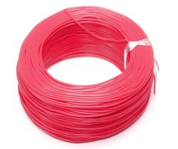 100 Metre Çok Damarlı Montaj Kablosu 24 AWG - Kırmızı 