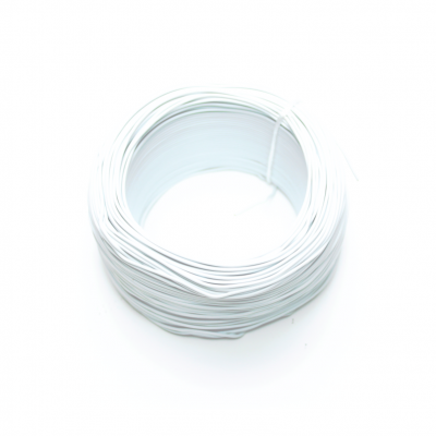 100 Metre Tek Damarlı Montaj Kablosu 24 AWG - Beyaz - 1