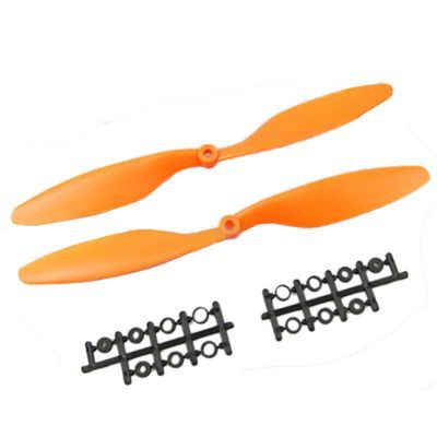 1045 Orange Plastic CW/CCW Propeller Set - 1