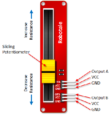 10kOhm Doğrusal/Lineer Potansiyometre - 3