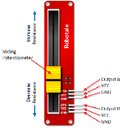 10kOhm Linear Potansiometer - 3