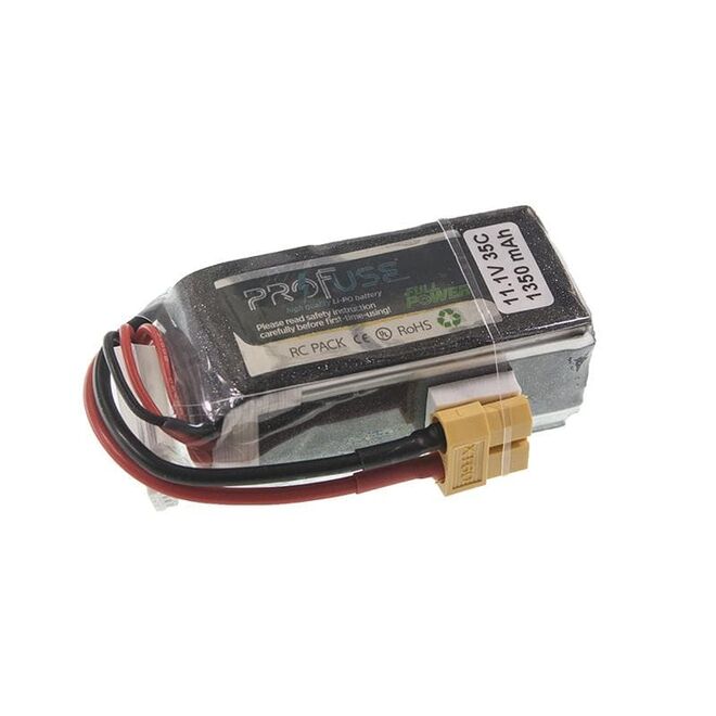 11.1 V 3S Lipo Battery 1350 mAh 35C - 1