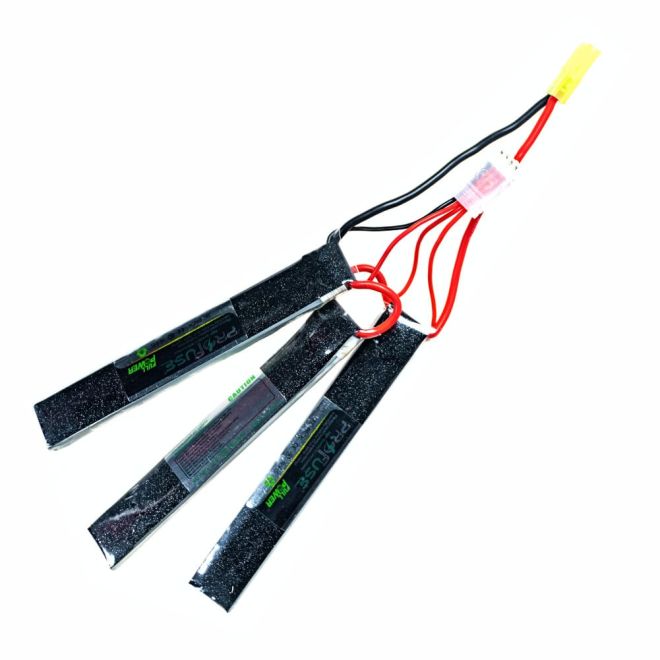 11,1V 3S Airsoft Lipo Batarya-Pil 1500mAh 25C - (6x20x130x3) - 1