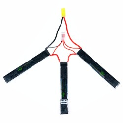 11,1V Airsoft Lipo Battery 1500mAh 25C - (6x20x130x3) - 3