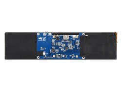 11.9inch Capacitive Touch LCD Display Module - 320×1480 Pixel HDMI IPS Toughened Hard Glass Cover - 3