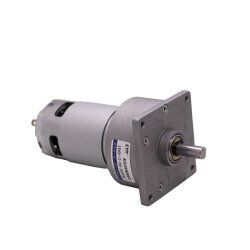 12 24V 200RPM 60mm DC Redüktörlü Motor - Robotistan