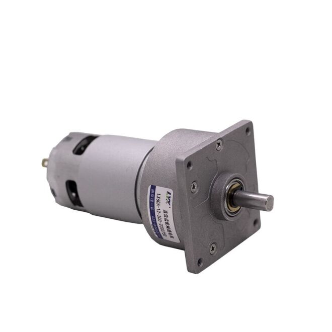 12 24V 200RPM 60mm DC Redüktörlü Motor - 1