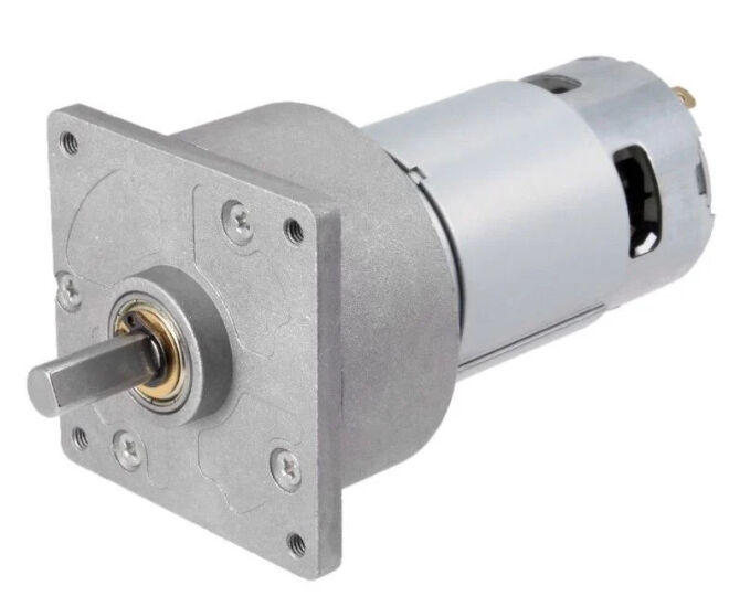 12 24V 200RPM 60mm DC Redüktörlü Motor - 2