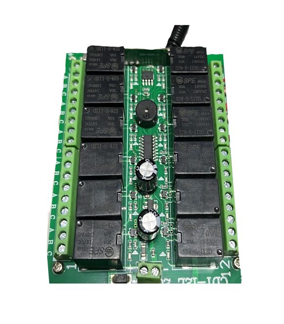 12 Channel 433 MHz Wireless RF Receiver Relay Board - with Box - 1