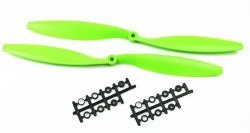 1245 Green Plastic CW/CCW Propeller Set - Robotistan