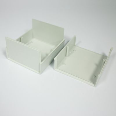 126 x 137 x 82 mm Proje Kutusu (Açık Gri) - 3