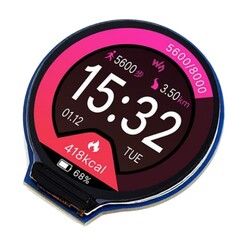 1.28inç Yuvarlak LCD Ekran Modülü - 240×240 Piksel 65K RGB - WaveShare