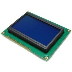 128x64 Grafik LCD, Mavi Üzerine Beyaz 