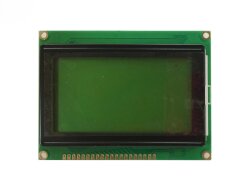 128x64 Grafik LCD, Yeşil Üzerine Siyah - 1
