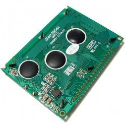 128x64 Graphic LCD, White Over Blue - TG12864B-02WA0 - 3