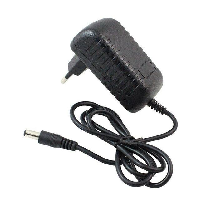 12V 1.5A Priz Tipi Plastik Adaptör 5.5*2.5 - 1