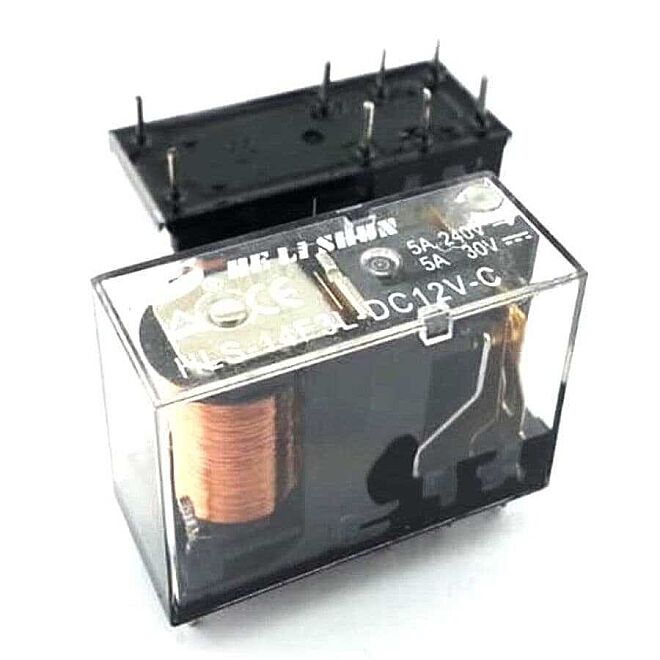 12 V 16 A Tek Kontak Röle - HLS-14F2L-DC12V-C - 1