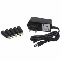 12V 1A 6 Pin Socket Type Adapter 