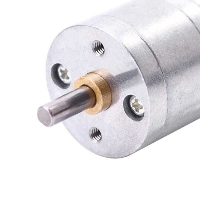 12V 25mm 500 RPM Geared DC Motor - 2