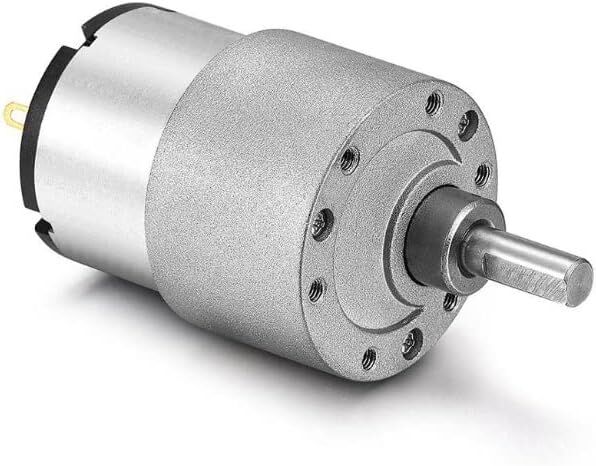 12V 37mm 107 RPM Redüktörlü DC Motor - 1