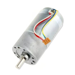 12V 37mm 200 RPM Geared DC Motor - 3