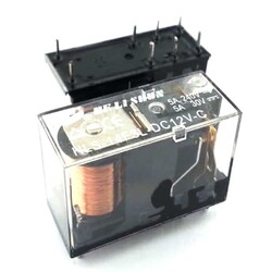 12 V 5 A Çift Kontak Röle - HLS-14F3L-DC12V-C 
