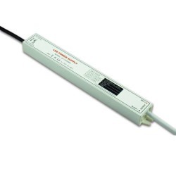 12V 5A Uzun Metal Kasa Slim Dış Mekan Power Supply - Jinbo