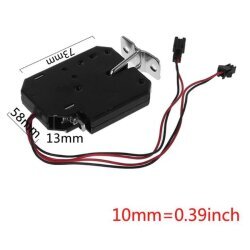 12V Akıllı Manyetik Kilit Solenoid - 4