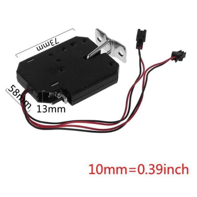 12V Akıllı Manyetik Kilit Solenoid - 4