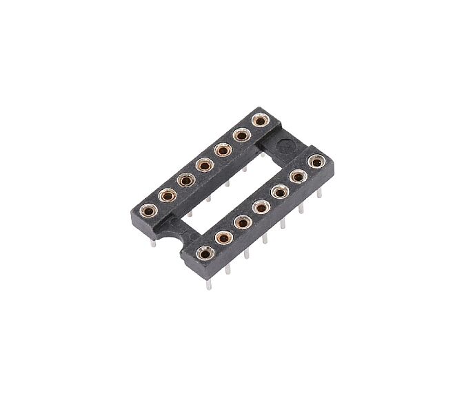 14 Pin Dar Tip Entegre Soketi (DIP Socket) - DIP-14 - 1