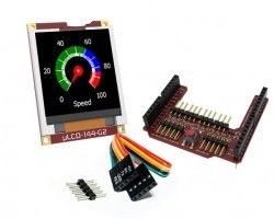 1.44 Inch Arduino LCD Display Shield - uLCD-144G2-AR - 4D Systems