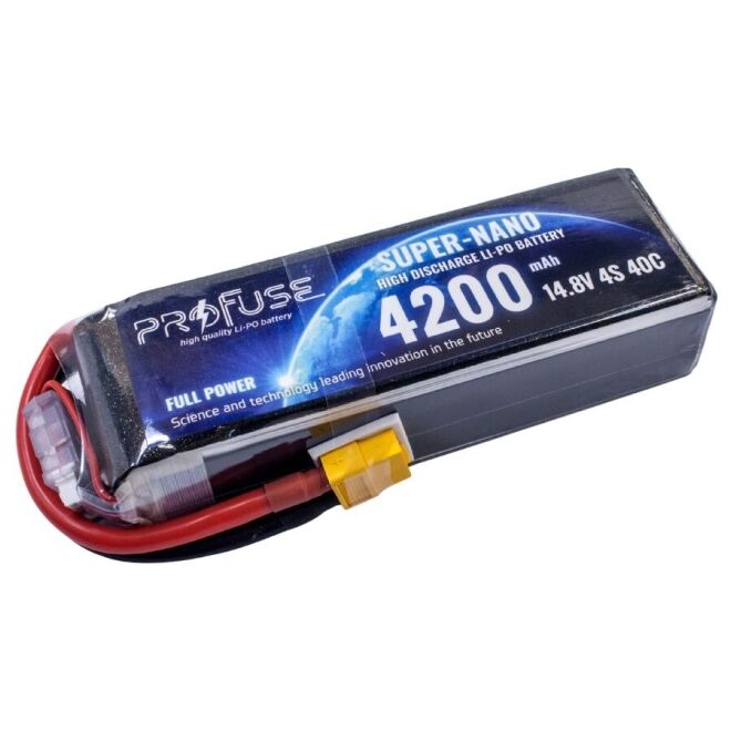 14.8 V 4S Lipo Battery 4200 mAh 40C - 1