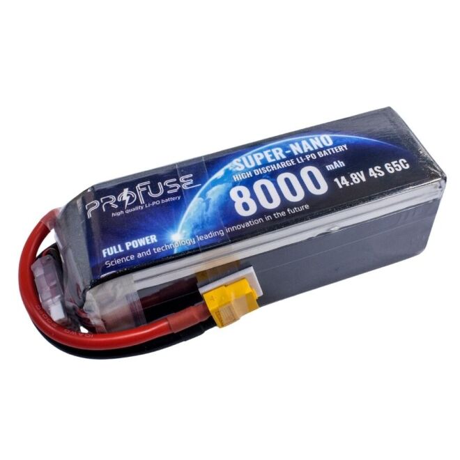 14.8V 4S Lipo Pil-Batarya 8000mAh 65C - 1