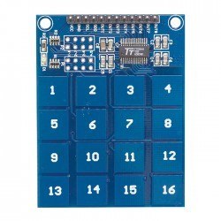 16 Buttons Touch Keypad - Capacitive Buttons 