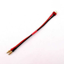 16AWG Banana - T Plug Erkek Dönüştürücü Kablo - 21 cm 