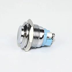16mm Metal Anlık Basmalı Buton Yüksek Kafa Vidalı Terminal - 2